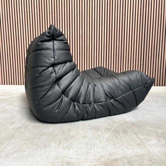 Image 1 of Ligne Roset Togo - Set Nero leather