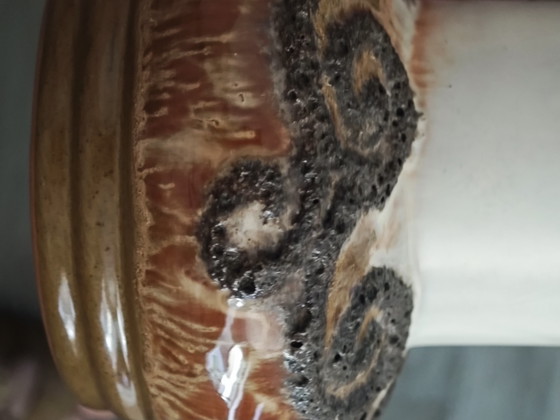 Fat Lava Pitcher – VEB Strehla, Vases, Ceramic (photo 12 of 13)