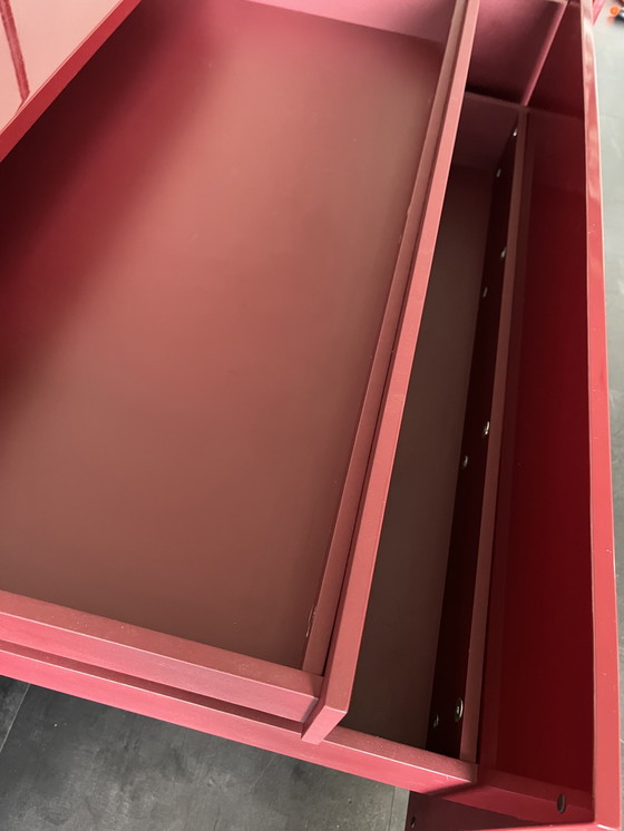 Image 1 of 1x Cappellini Lowboard Uni in Bordeaux High Gloss