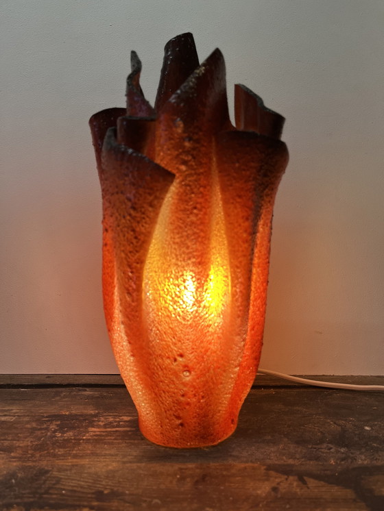 Image 1 of Vintage mid century Georgia Jacob style lamp 