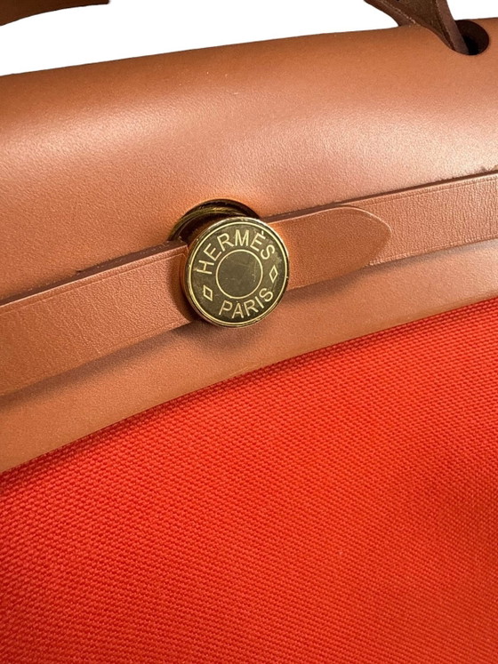 Image 1 of Hermès Herbag 30 tas