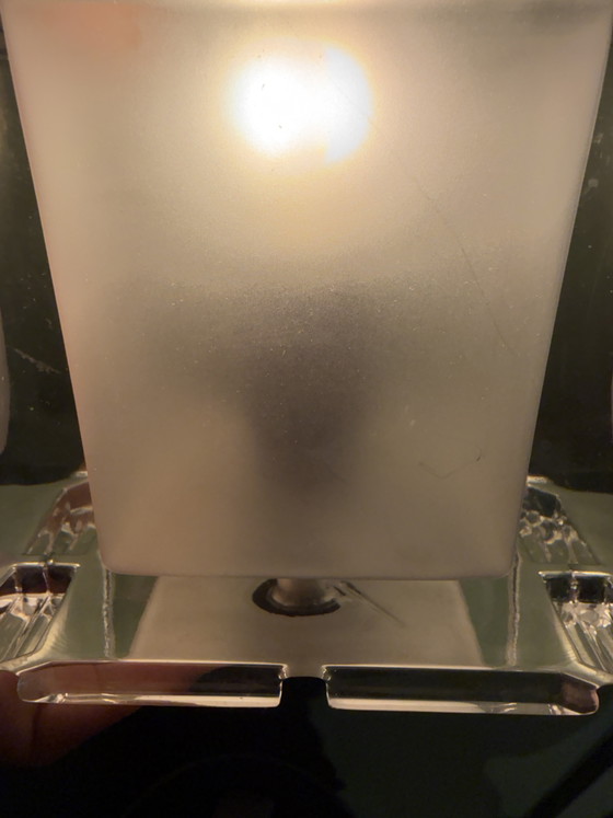 Nachtmann Ice Cube Lámpara de mesa Años 70 – Lámparas de mesa, Glass (photo 6 of 6)
