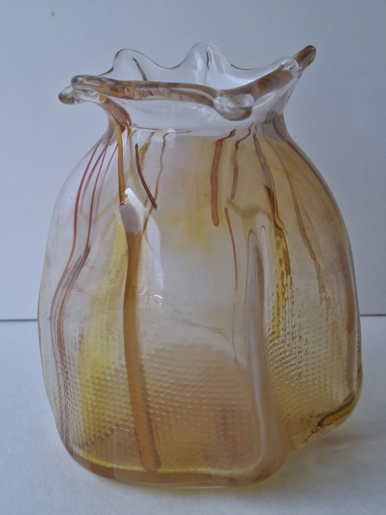 Pouch Glass Vase Annlies van Kempen, Orange (photo 2 of 6)