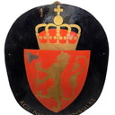 Raro piatto smaltato Kgl Norsk Konsulat, prima metà del XX secolo