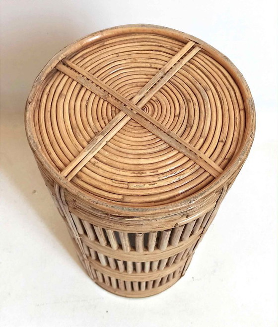 Gabriella Crespi Bambus Messing Regenschirmständer 70er Jahre Höhe 51 cm – Bamboo (photo 7 of 9)