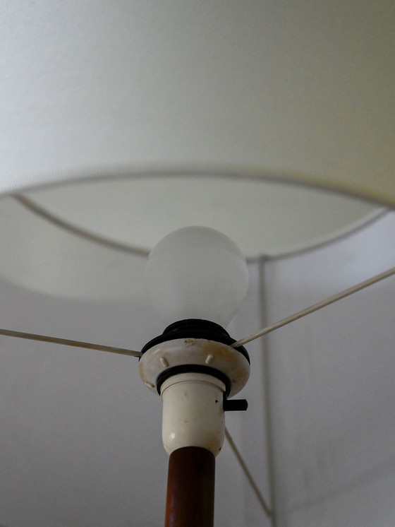 Image 1 of Lampada da tavolo danese in teak tornito, anni '50/'60