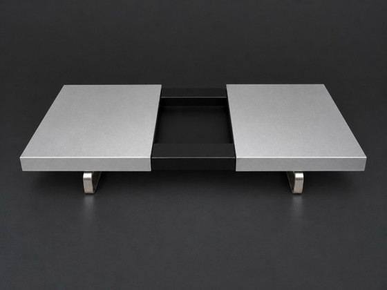 Leolux Tablet Coffee table, Aluminium, Wood, Silver (photo 3 of 5)