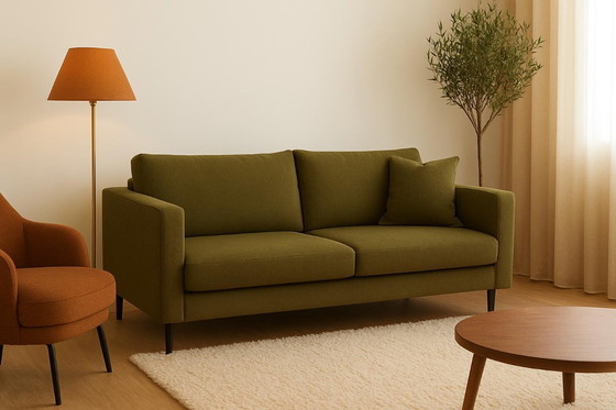 Image 1 of 2,5 zitbank modern merk Lijon 