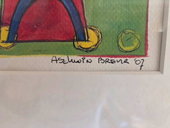 Aschwin Breur Druck, 2007, Lithographien & Drucke, Papier, Holz, Mehrfarbig, Modern (Foto 2 von 5)