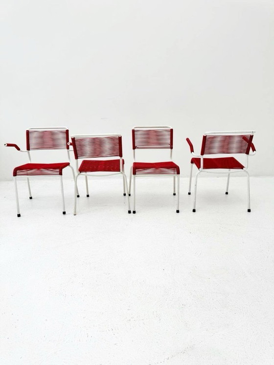 Image 1 of Set aus 4 Sissach Spaghetti-Stühlen von Bigla, 1960er Jahren