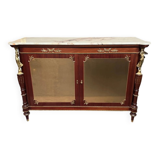 Aparador de estilo Imperio – buffetkasten, Bronze, Marble