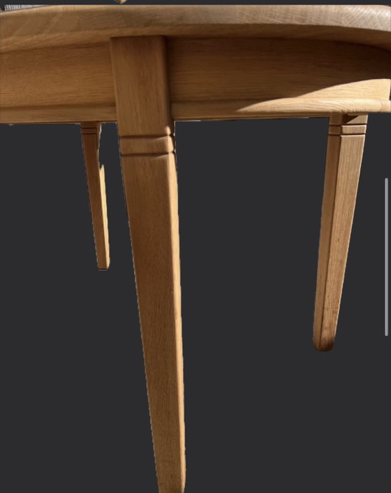 Image 1 of Bleached oak table