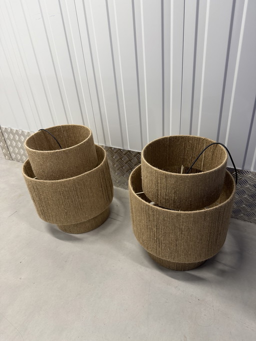 Hanglampen riet rotan jute 