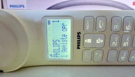 Image 1 of Vintage Philips Space Age phone, wireless.