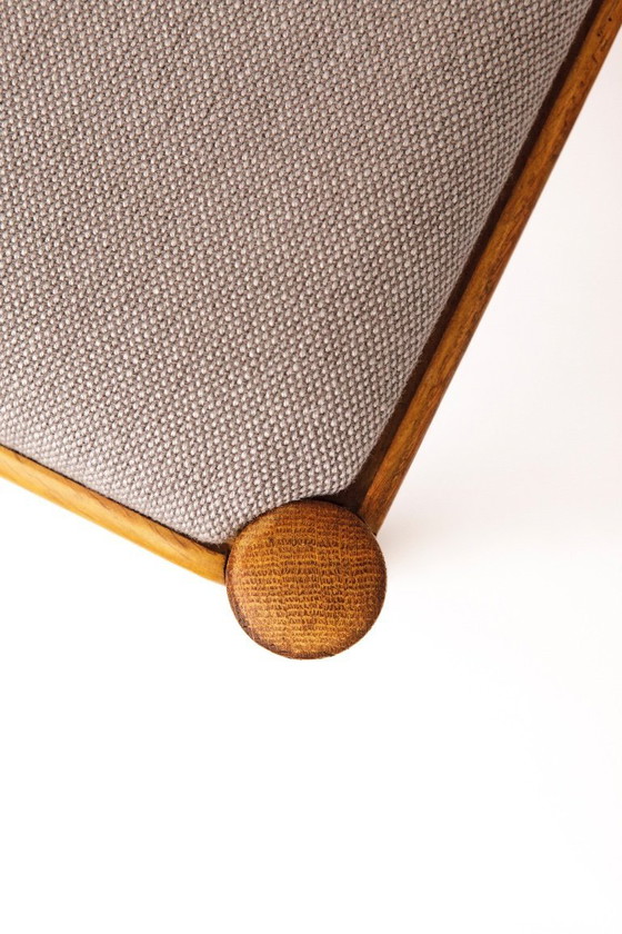 Image 1 of Set of 3 Vintage Beechwood Chairs | 1970s German Dining Chairs | Restored & Reupholstered