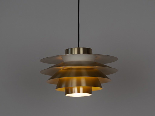Danish vintage pendant lamp Verona by Svend Middelboe, Lyfa, 1962