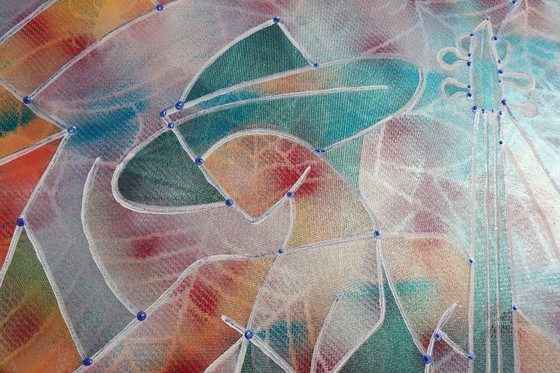 Image 1 of Jazz A1437 - abstract portrait painting