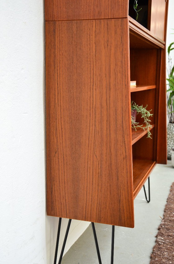 Image 1 of Vintage open bookcase, teak chest of drawers, mid-century sideboard, retro