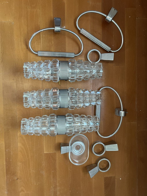 Vintage badkamer accessoires complete set