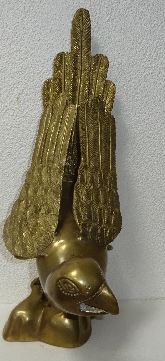 Image 1 of Vintage brass bird