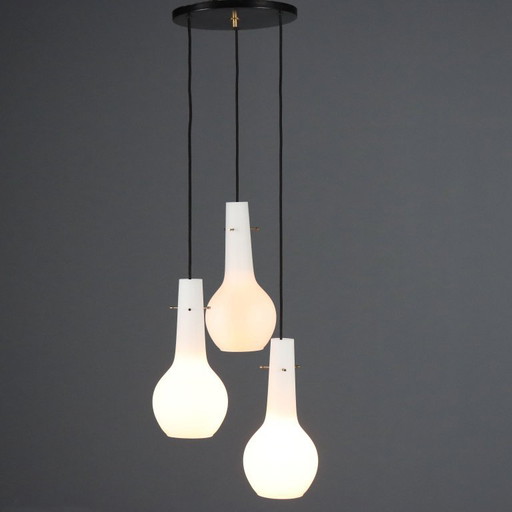 Lampada a Tre Luci Anni '60 – hanglampen, Glass