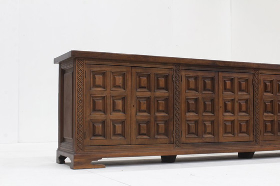 Image 1 of Credenza brutalista spagnola d'epoca