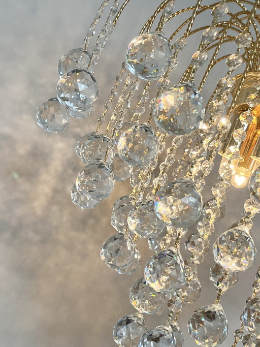 Lustre vintage en strass Swarovski, taille XL