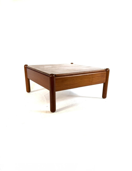 Image 1 of Vintage Danish teak coffee table '70s