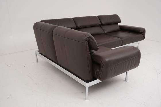 Image 1 of Canapé d'angle Rolf Benz Plura 380 Relax en cuir