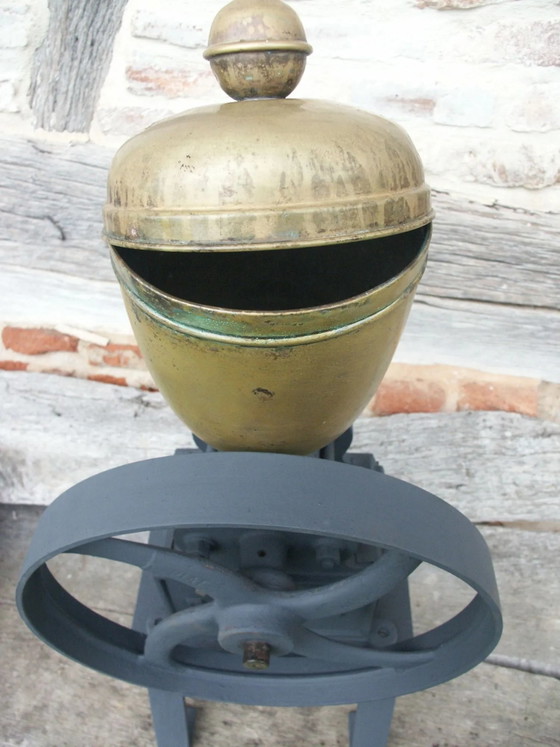 Oude graanmolen – Tuinaccessoires, Metaal, Messing, Industrieel (photo 4 of 11)