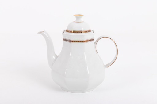 Vintage porseleinen koffie-/theeservies van Schirnding Bavaria, jaren 70.