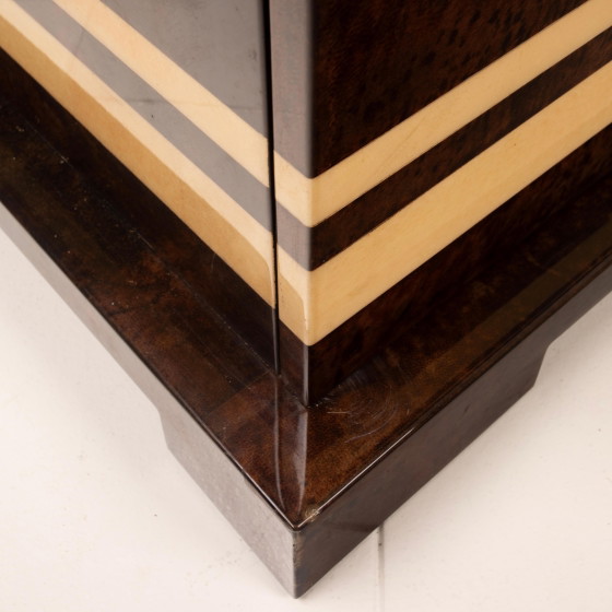 Armario Modelo 2031D de Giorgio Tura & Nucci Valsecchi para Tura Milano 1970 – Aparadores, Leather, Glass (photo 17 of 20)