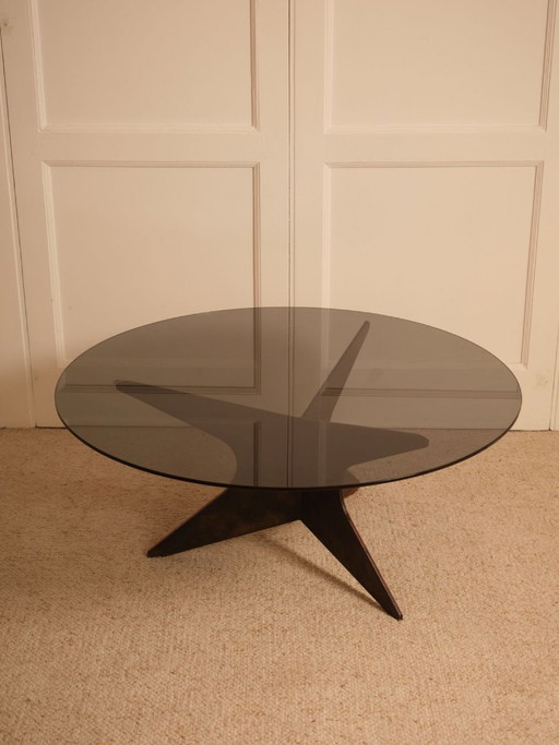 Vintage table basse étoile