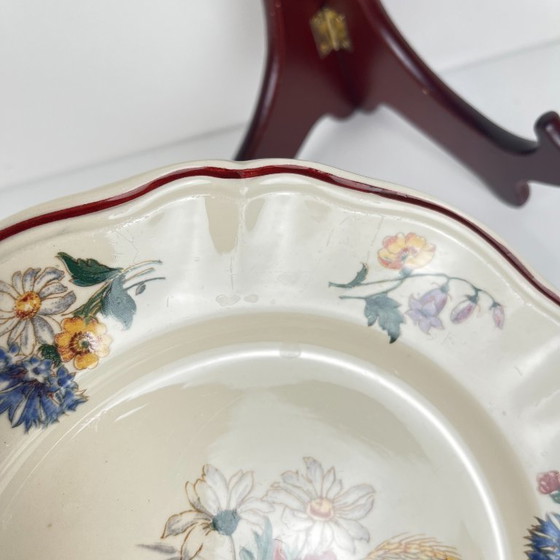 Set of 6 "Agreste" Sarreguemines dinner plates, 20th century – Crockery, Ceramic (photo 8 of 12)