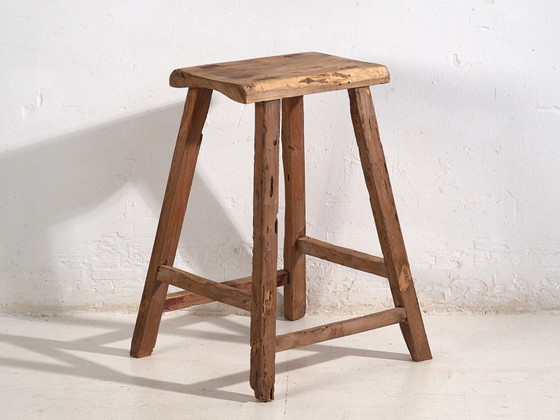 Antiker hoher Hocker (ca. 1900) #6 – Barhocker (photo 34 of 40)