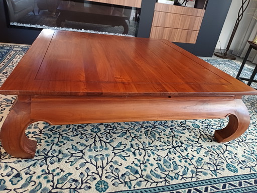 Kersenkleurige opiumtafel – salontafels, Wood