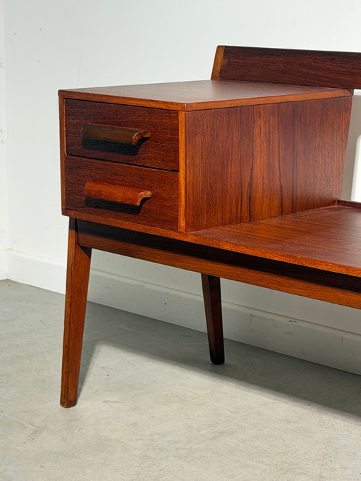 Chippy Heath Teak Telephone Table – British Mid-Century Modern – bijzettafels (photo 2 of 6)