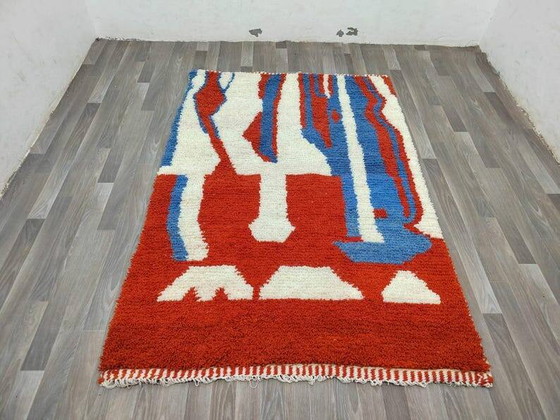 Tappeto marocchino bianco sporco con motivi colorati, 200cm x 300cm – Tappeti, Wool, Bohemian (photo 11 of 12)