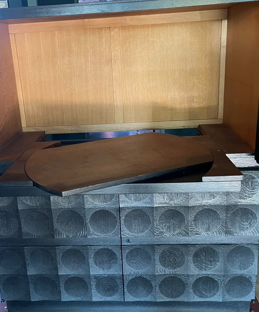 Brutalistischer Designschrank De Coene – dressoirs, Wood (photo 2 of 5)