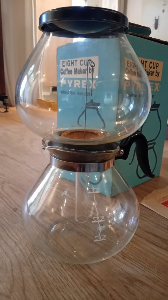 Image 1 of Pyrex Manhattan Eight Cup Coffee Maker, model MMK-8BT