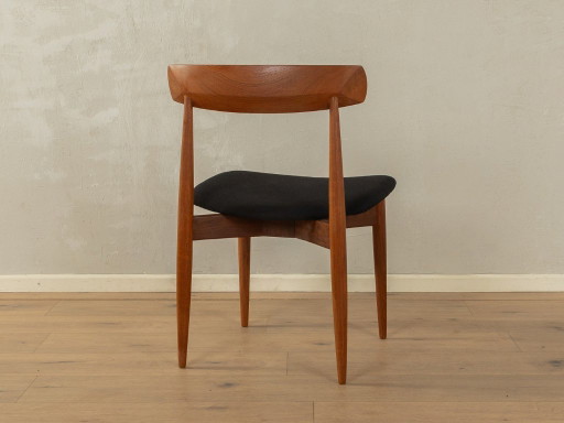 Silla de comedor de los años 60, H. W. Klein, vintage