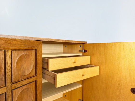 Image 1 of Originale credenza brutalista Gerhard Bartels in rovere del Medioevo