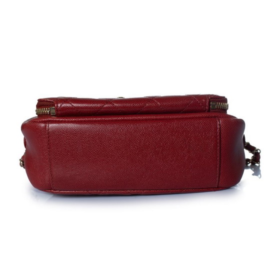Image 1 of Chanel, Red leather business affinity camera case