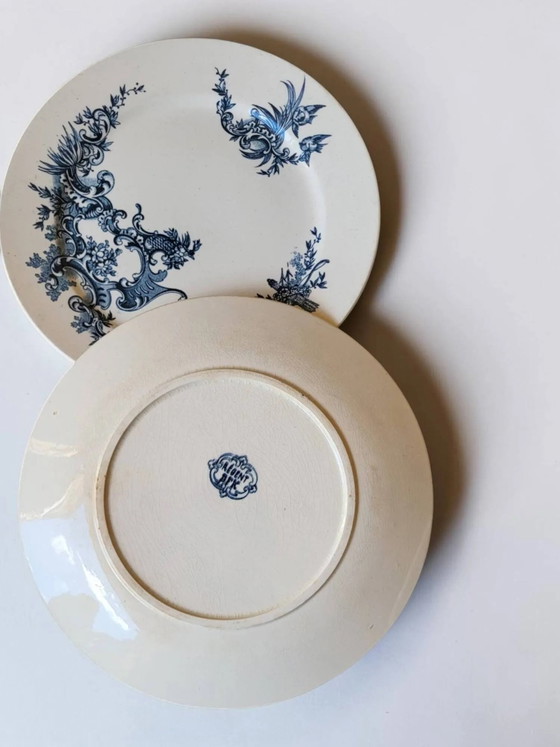 6 assiettes plates Terre de Fer BFK modèle Regent – Vaisselle, Porcelain, Art Nouveau (photo 6 of 7)