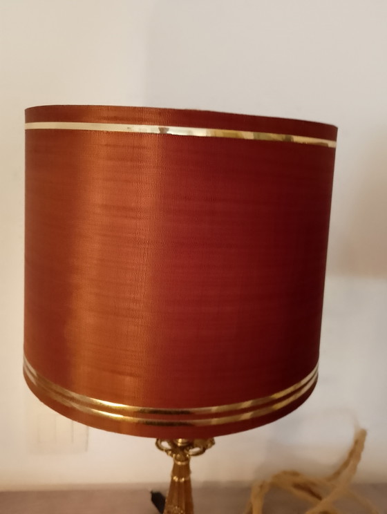 Image 1 of Coppia di candelabri in bronzo in stile barocco impero italiano.