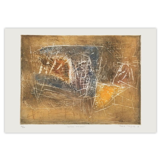 Image 1 of Fabrice REBEYROLLE Chiffons mystiques Incisione al carborundum firmata 1991