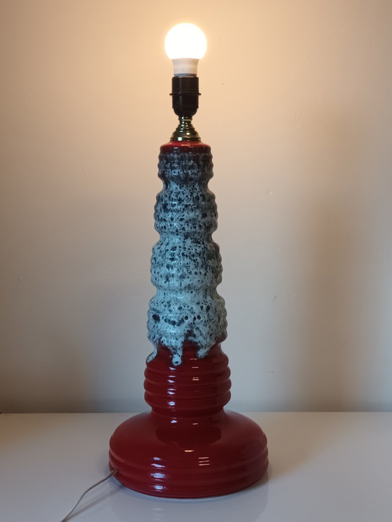 Image 1 of Fette Lava-Keramik-Lampe