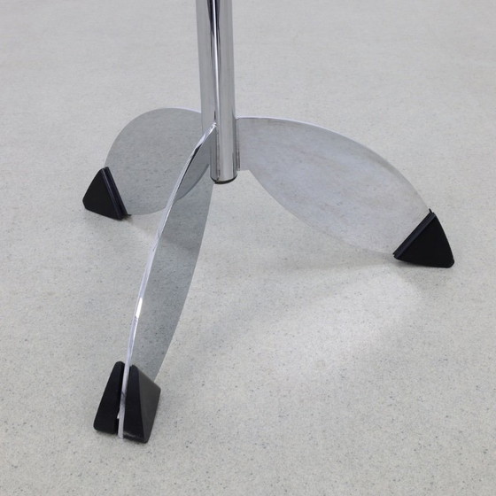 Image 1 of Postmodern Side Table in Metal & Glass, 1980s