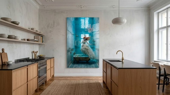 Foto “Beautiful Oceania Blue” XXL 120×200 cm | 5 mm acrylglas | Tentoonstellingsstuk – Fotografie, Plexiglass (photo 4 of 8)