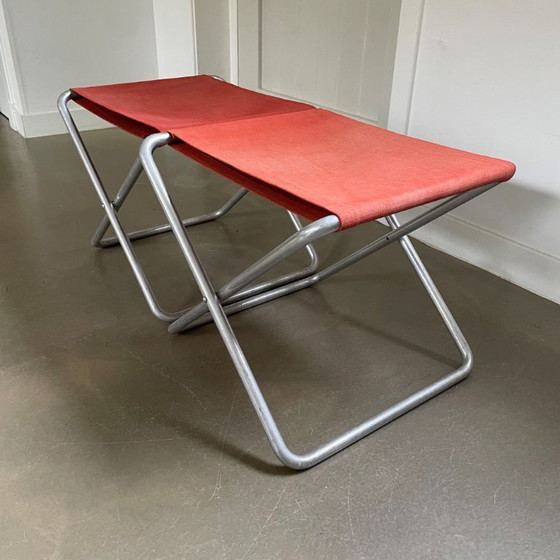 Image 1 of Set of midcentury ‘Lido’ sun lounge chairs, design Battista and Gino Giudici